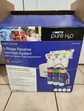 H2O-DWRO300 NEW WATTS PURE WATER BEVERAGE 3 FILTRATION SYSTEM #2