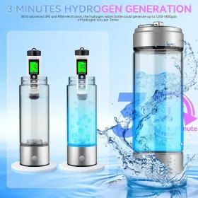 445021243204 NUISISA Hydro Hydrogen Water Bottle Generator #2