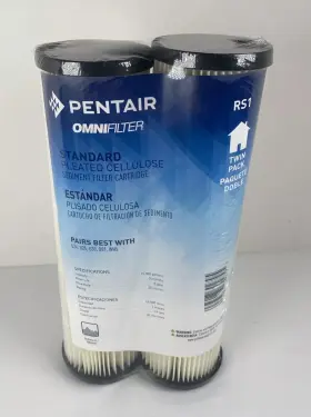 RS1-DS3-05 OMNIFILTER Pack Pentair Pleated House Sediment