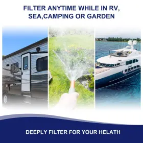 191813860247 PAULINN Rv Camper Water Filter Marine Garden Kdf #2