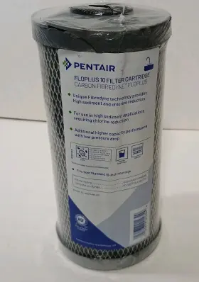 FLOPLUS-10 PENTAIR Micron Carbon Block Water Filter Flaw