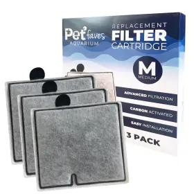 810162090104 PET FAVES Aqueon Filter Cartridges Dual Carbon