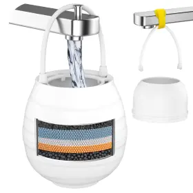 RIV001 PETEKUQI Bath Water Filter Tub Faucet Gallons Remov