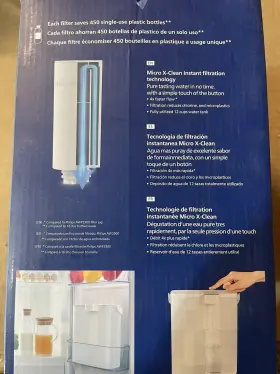 AWP2980WH PHILIPS Gozero Next Water Filter Pitcher Battery #2