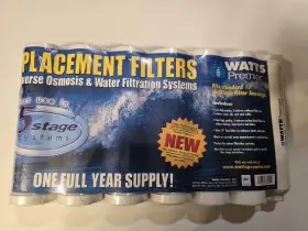 PRL-58 PREMIER Watts Deluxe Reverse Osmosis Water Filter Set