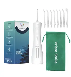 Prism Smile Psaf-240 Aquaflux Water Flosser Cordless Dental Irrigator Turquoise Blue Prism Smile Psaf-240 Aquaflux Water Flosser Cordless Dental Irrigator Turquoise Blue