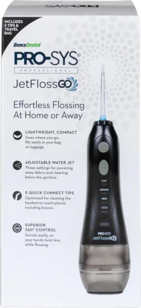 5495-270 PRO-SYS Jetfloss Go Cordless Water Flosser Dental
