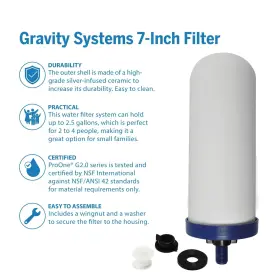 850024056183 PROONE Gravity Filter Berkey Water #2