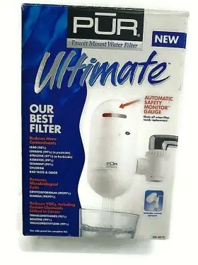 4010 PUR Ultimate Faucet Mount Filter Automatic Safety Water