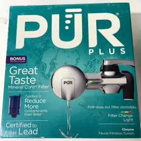 723987400013 PUR Faucet Mount Water Filtration Lead Reduction