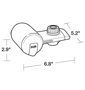 PFM310M PUR Faucet Water Filtration Horizontal Mount Crisp #3