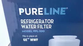 PL-100 PURELINE Refrigerator Water Filter Mwf Pack #3