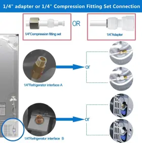 744933636836 PURENAT Maker Water Line Food Refrigerator Kit #2