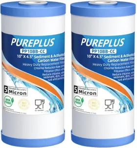 PP10BB-BB PUREPLUS Water Filter Carbon House Sediment