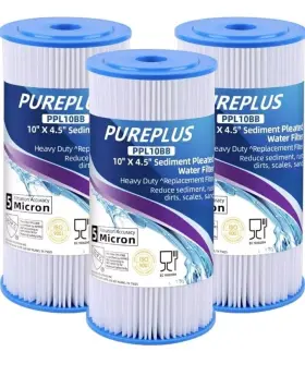 PPL10BB PUREPLUS House Pleated Sediment Filter Water Ge Fxhsc