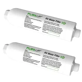 738632124244 PUREUP Rv Inline Water Filter Taste Reduces