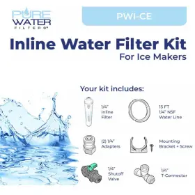 736283269109 PUREWATER FILTERS Inline Water Makers Tubing Kit #3