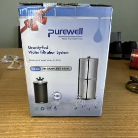 X00456PEMZ PUREWELL Gravity Fed Gallon Water Filtration