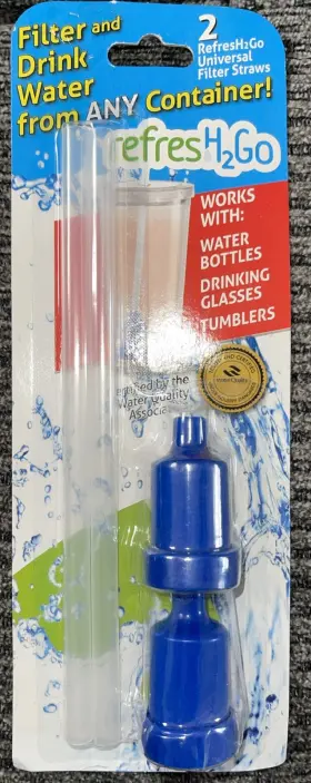 REFRESH2GO REFRESH Pack Filter Straws Container Treats