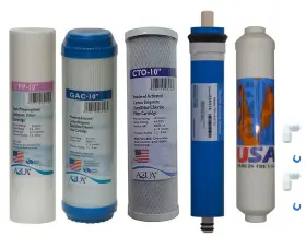 Reverse Osmosis Revolution Ror75mcl 5 Stage Replacement Filter Set With 75 Gpd Membrane Inline C Reverse Osmosis Revolution Ror75mcl 5 Stage Replacement Filter Set With 75 Gpd Membrane Inline C