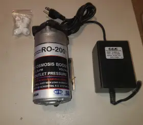 105019 RO-200 Reverse Osmosis Gpd Booster Pump Flow Lpm Vdc