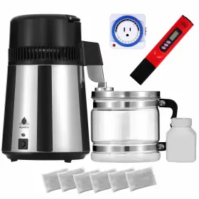 674276933173 ROMAN VENTURES Countertop Water Distiller Steel