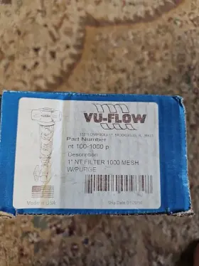 718654000214 RUSCO Flow Mesh Spin Down Sediment Water Filter