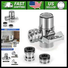 Semkalo Zl120-k8sd501 Metal Diverter Adapter Set For Enagic Kangen Water Machine Faucet Semkalo Zl120-k8sd501 Metal Diverter Adapter Set For Enagic Kangen Water Machine Faucet