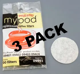 9993 SENECA RIVER TRADING Presto Mypod Coffee Filters