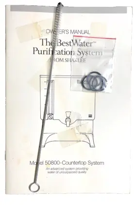 50800 SHAKLEE Bestwater Water Countertop Purification Paper