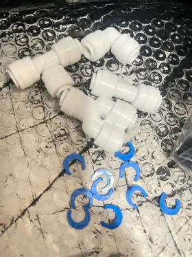 SY50-2 SHITONG Connector Tee Push Tube Fitting Purifier Water