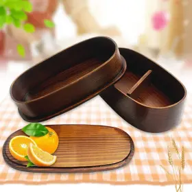 SCWF3CTO SMART CHOICE Wooden Lunch Natural Square Containers #3