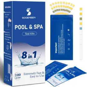 Sooenben Swim-100 8-in-1 Pool And Spa Test Strips - Individually Sealed 10 Packs Of Sooenben Swim-100 8-in-1 Pool And Spa Test Strips - Individually Sealed 10 Packs Of