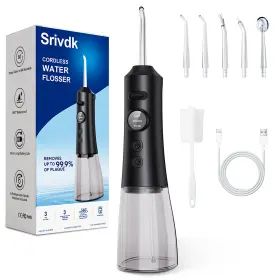 758261590081 SRIVDK Water Dental Flosser Cordless Oral