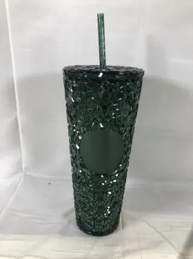 762111604118 STARBUCKS Emerald Gemstone Cup Acrylic Tumbler