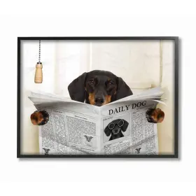 049182994127 STUPELL INDUSTRIES Dog Toilet Newspaper Funny Ar