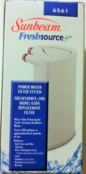 6561 SUNBEAM Water Filter Cartridge Freshsource