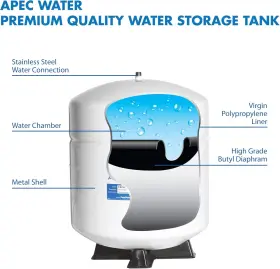 TANK-4 REVERSE Gallon Pressurized Osmosis Water Storag #2