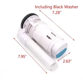 779288720053 T-TULEAD Toilet Push Flush Valve Dual Fill #2