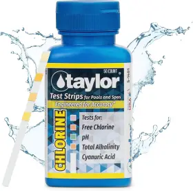 S-1401 TAYLOR Pool Spa Strips Chlorine Total