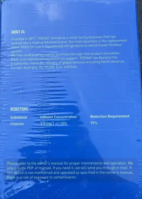 TH-01 TEEHAY Pack Refrigerator Water Filter #2