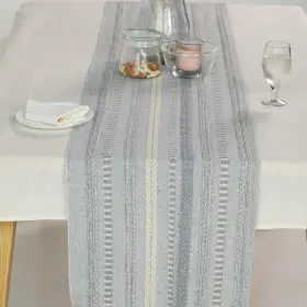 TR22-S THE ART BOX Farmhouse Braided Stripe Table Runner