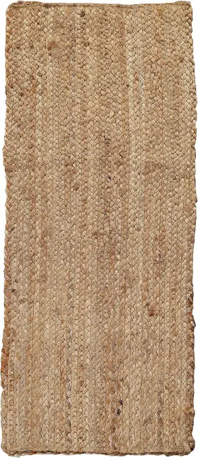 97429 THE BEER VALLEY Jute Braided Table Runner Apos Natural