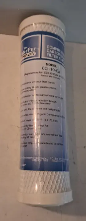 CCI-10-CA THE WATERPUR COMPANY Compression Carbon Block Water