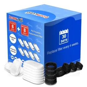 702367230211 TOMXCUTE Cat Water Fountain Filters