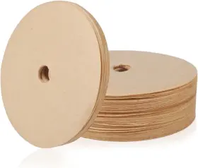 TMH01062 TOYMIS Round Coffee Filters Paper Unbleached Disc