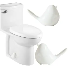 742189256330 TSCVPJL Ceramic Bird Toilet Bolt Covers Caps Set