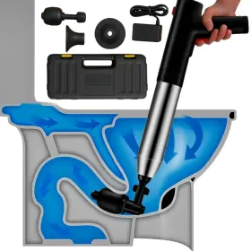 792671991342 ULTIMAXX Instaplunge Electric Toilet Drain