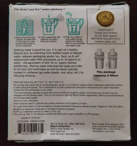 1015167 UP Water Filter Brita Pur Pitchers #2