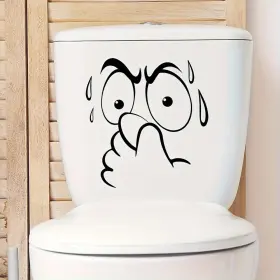 726899463824 VELOSHINE Toilet Lid Decals Abstract Humorous